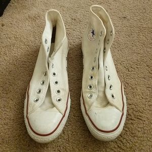 white high top converse